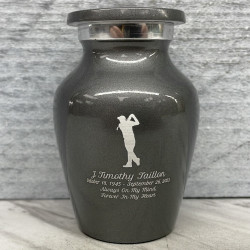 Customer Gallery - Golf Keepsake Urn - Gunmetal Gray