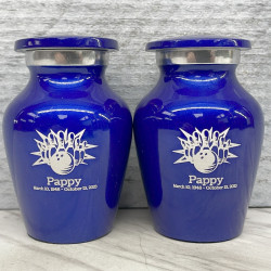 Customer Gallery - Bowling Keepsake Urn - Midnight Blue