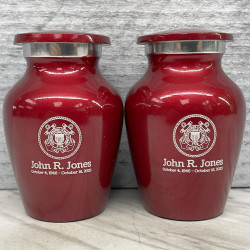 Customer Gallery - Coast Guard Keepsake Urn - Ruby Red