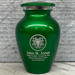 Customer Gallery - Coast Guard Keepsake Urn - Shamrock Green
