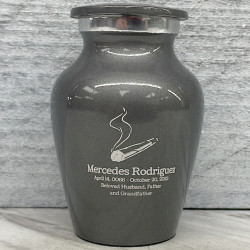 Customer Gallery - Marijuana Joint Keepsake Urn - Gunmetal Gray