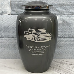 Customer Gallery - Classic Car Cremation Urn - Gunmetal Gray