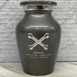 Customer Gallery - Mechanic Wrench Keepsake Urn - Gunmetal Gray