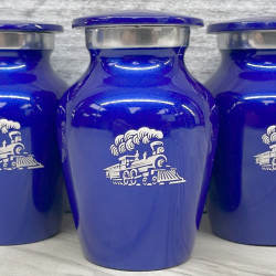 Customer Gallery - Train Keepsake Urn - Midnight Blue