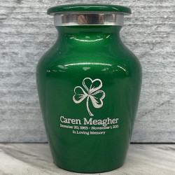 Customer Gallery - Shamrock Keepsake Urn - Shamrock Green