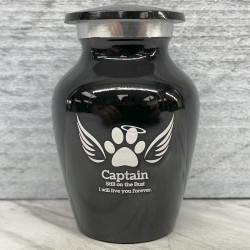Customer Gallery - Keepsake Angel Wings Pet Cremation Urn - Jet Black