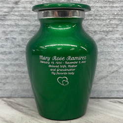 Customer Gallery - Shamrock Green Keepsake Urn