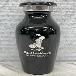 Customer Gallery - Cowboy Boots Keepsake Urn - Jet Black