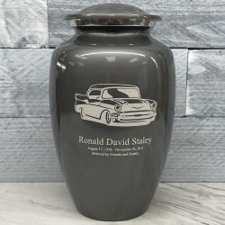 Customer Gallery - Classic Car Cremation Urn - Gunmetal Gray