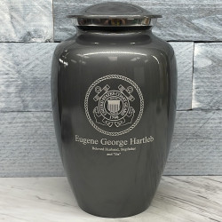 Customer Gallery - Coast Guard Cremation Urn - Gunmetal Gray