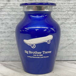 Customer Gallery - Skateboard Keepsake Urn - Midnight Blue