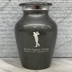 Customer Gallery - Golf Keepsake Urn - Gunmetal Gray