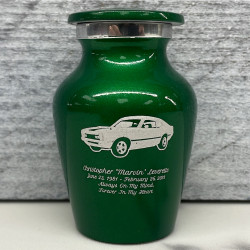 Customer Gallery - Muscle Car II Keepsake Urn - Shamrock Green