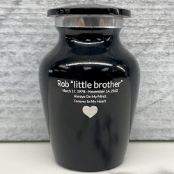 Customer Gallery - Jet Black Keepsake Urn