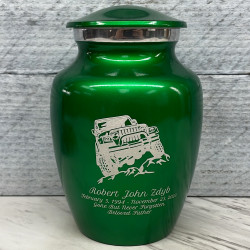 Customer Gallery - Offroad Truck Sharing Urn - Shamrock Green