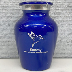 Customer Gallery - Hummingbird Keepsake Urn - Midnight Blue