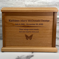 Customer Gallery - Signature Alder Cremation Urn