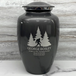 Customer Gallery - Sasquatch Cremation Urn - Gunmetal Gray