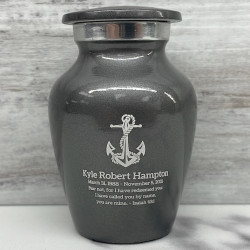 Customer Gallery - Boat Anchor Keepsake Urn - Gunmetal Gray
