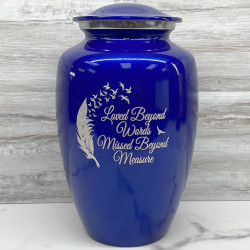 Customer Gallery - Loved Beyond Words Cremation Urn - Midnight Blue
