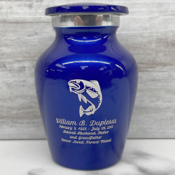 Customer Gallery - Fishing Keepsake Urn - Midnight Blue