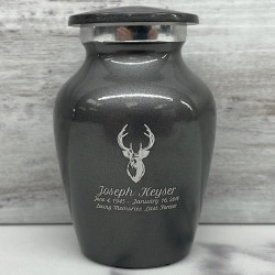 Customer Gallery - Deer Bust Keepsake Urn - Gunmetal Gray