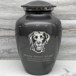 Customer Gallery - Large Black Lab Dog Cremation Urn - Gunmetal Gray