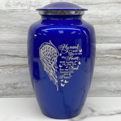 Customer Gallery - At Peace Cremation Urn - Midnight Blue