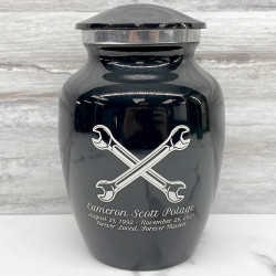 Customer Gallery - Mechanic Wrench Sharing Urn - Jet Black