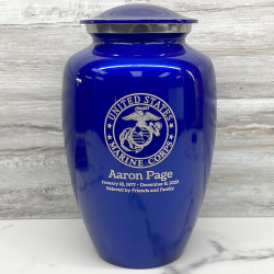 Customer Gallery - Small Pawprint Heart Pet Cremation Urn - Gunmetal Gray