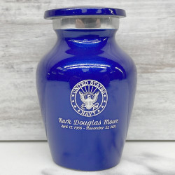 Customer Gallery - Navy Keepsake Urn - Midnight Blue