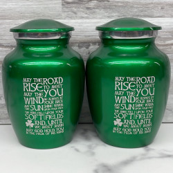 Customer Gallery - Irish Blessing Sharing Urn - Shamrock Green