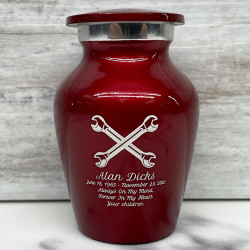 Customer Gallery - Mechanic Wrench Keepsake Urn - Ruby Red