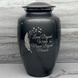 Customer Gallery - Loved Beyond Words Cremation Urn - Gunmetal Gray