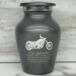 Customer Gallery - Motorcycle Keepsake Urn - Gunmetal Gray