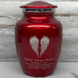 Customer Gallery - Angel Wings Sharing Urn - Ruby Red