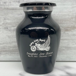 Customer Gallery - Riding with Angels Keepsake Urn - Jet Black