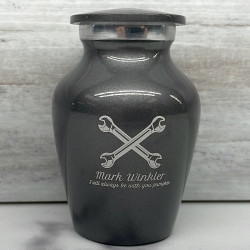 Customer Gallery - Mechanic Wrench Keepsake Urn - Gunmetal Gray