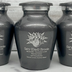 Customer Gallery - Bowling Keepsake Urn - Gunmetal Gray