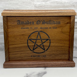 Customer Gallery - Eagle Cremation Urn - Signature Walnut