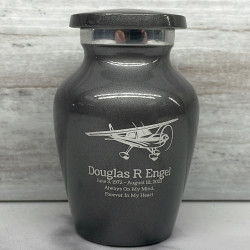 Customer Gallery - Airplane Keepsake Urn - Gunmetal Gray