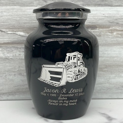 Customer Gallery - Bulldozer Sharing Urn - Jet Black