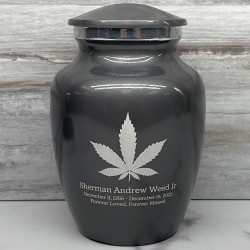 Customer Gallery - Marijuana Sharing Urn - Gunmetal Gray