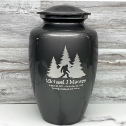 Customer Gallery - Sasquatch Cremation Urn - Gunmetal Gray