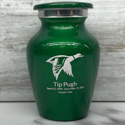 Customer Gallery - Duck Keepsake Urn - Shamrock Green