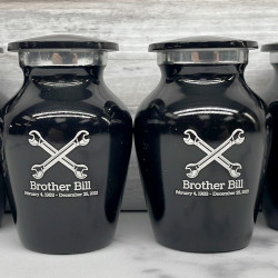 Customer Gallery - Mechanic Wrench Keepsake Urn - Jet Black