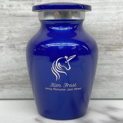 Customer Gallery - Unicorn Keepsake Urn- Midnight Blue