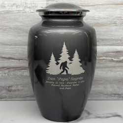 Customer Gallery - Sasquatch Cremation Urn - Gunmetal Gray