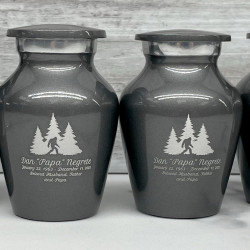 Customer Gallery - Sasquatch Keepsake Urn - Gunmetal Gray