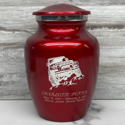 Customer Gallery - Offroad Truck Sharing Urn - Ruby Red